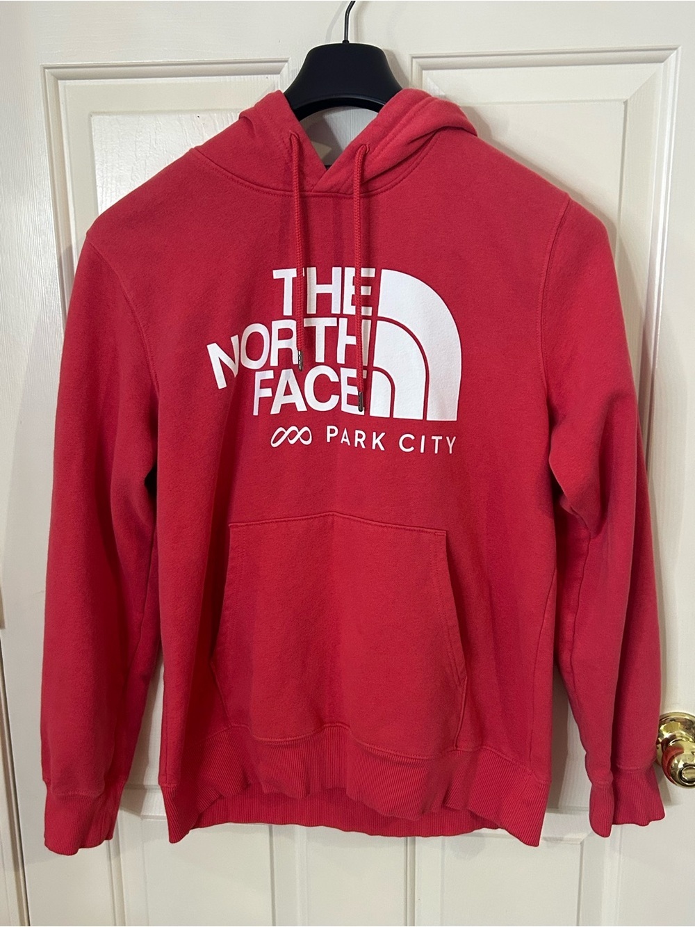 The North Face Men's Half Dome Pullover Park City Hoodie Red Medium - Picture 2 of 8